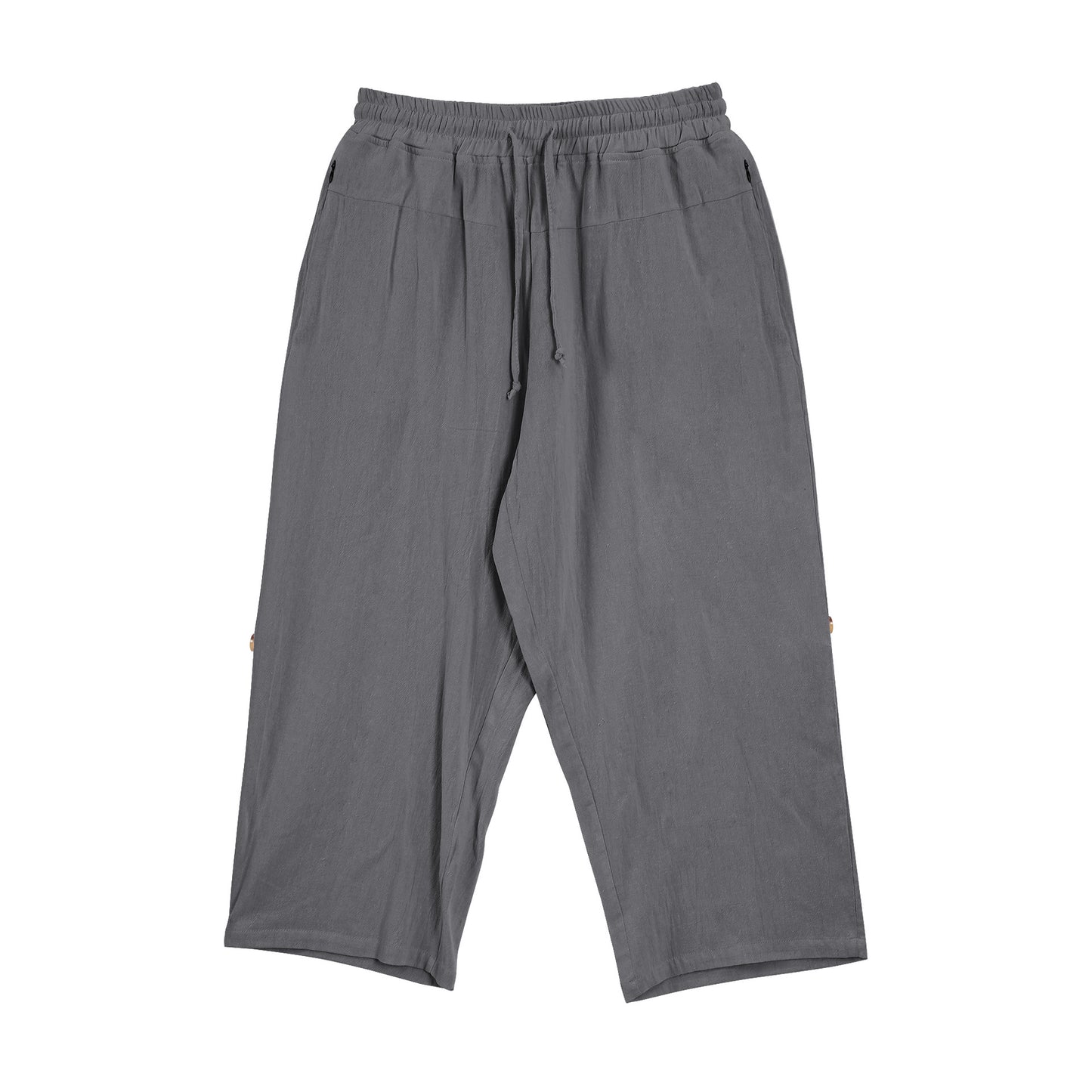 Cotton And Linen Casual Eighth Pants