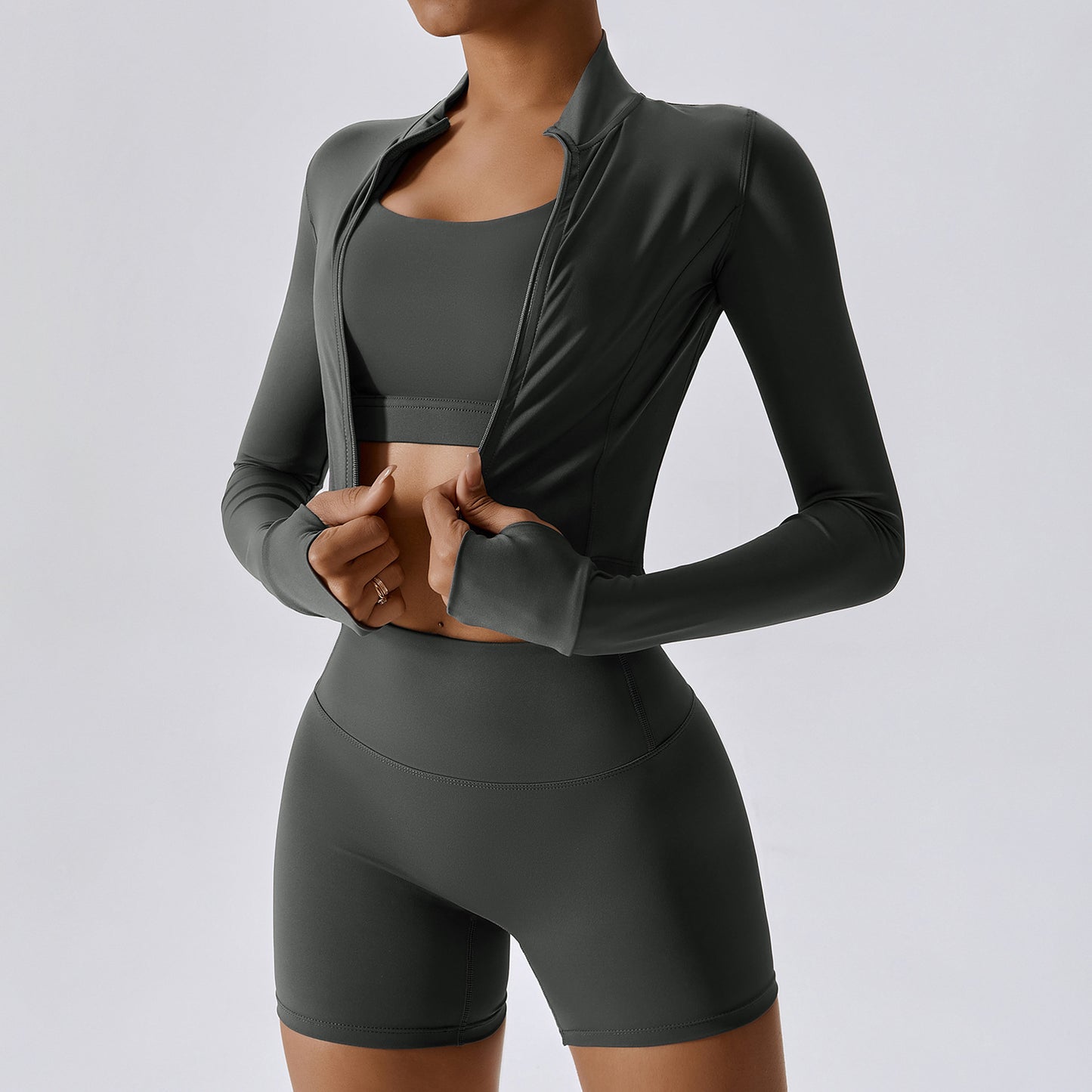Outdoor Sports Skinny Yoga Clothes Suit