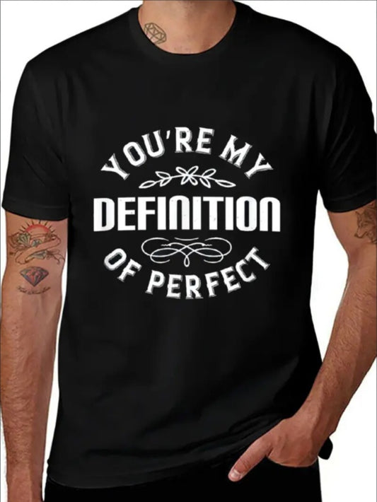 Love Valentine'S Day T-Shirt,   Couple T-Shirt, Couple Christmas, Fashion Casual T-Shirt, Short-Sleeved T-Shirt