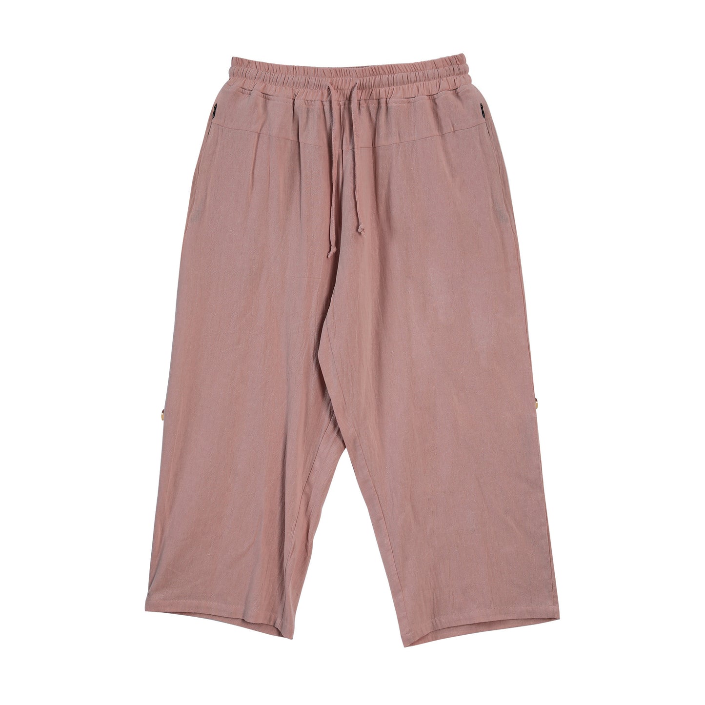 Cotton And Linen Casual Eighth Pants