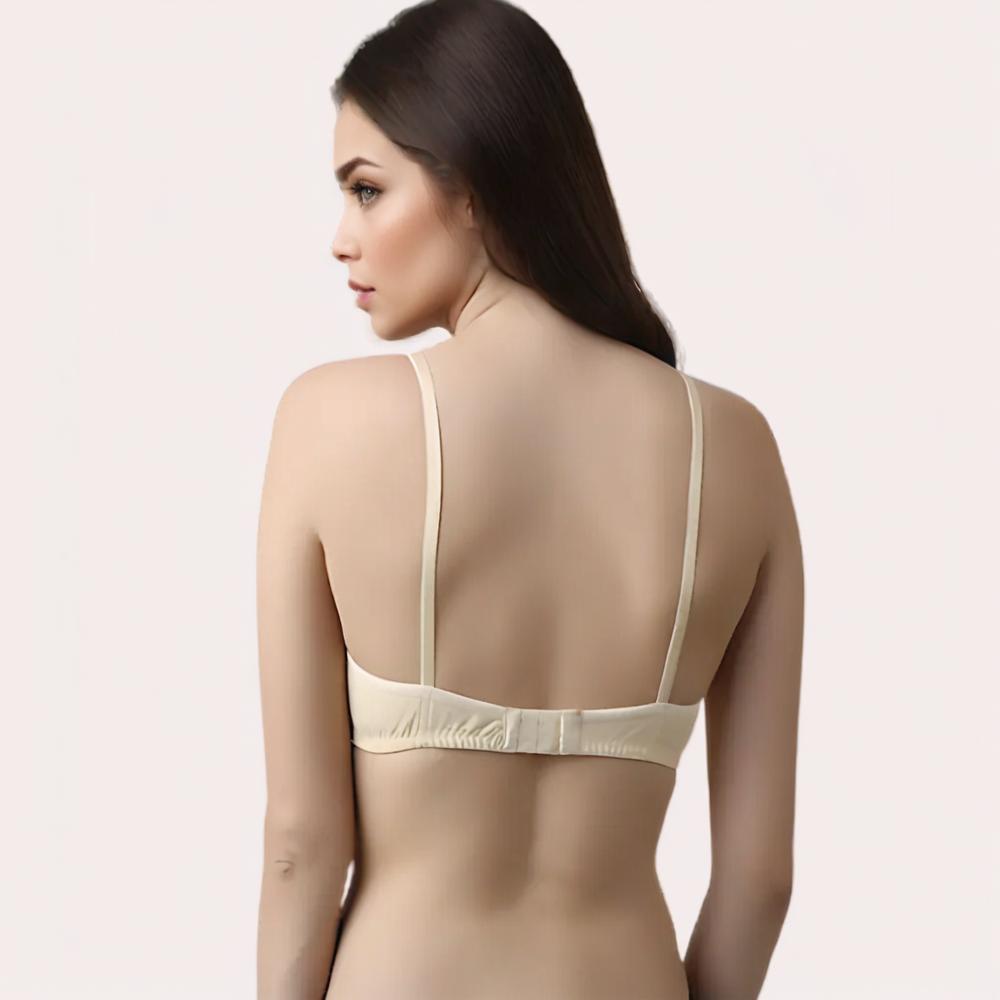 French Daina 2-Pack Beige Cotton Comfort Bra