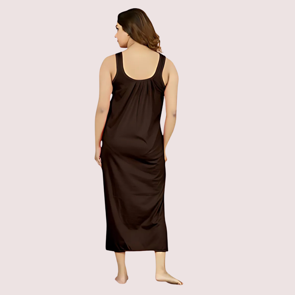Women&#39;s Long Cotton Nightgown Slip