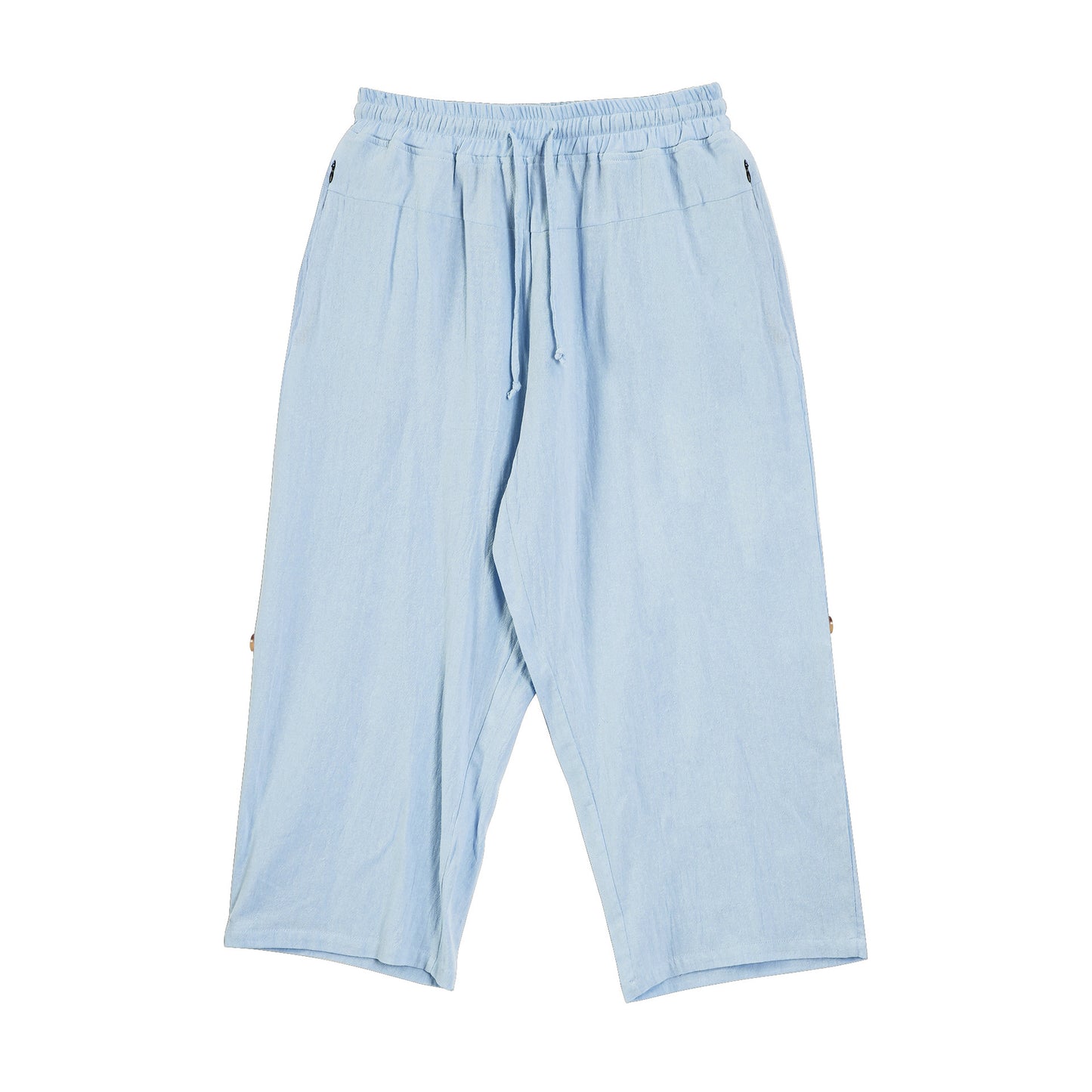 Cotton And Linen Casual Eighth Pants