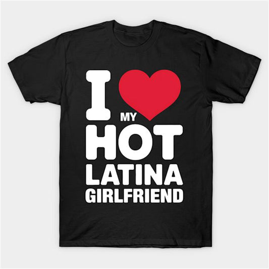 Love Valentine'S Day T-Shirt,   Couple T-Shirt, Couple Christmas, Fashion Casual T-Shirt, Short-Sleeved T-Shirt  Amo A Mi Novia