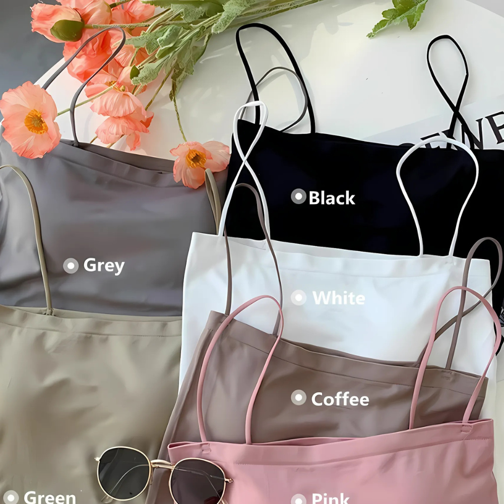 Ease Fit Lightly Padded Camis – 2 Pack